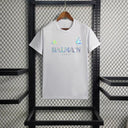 Maillot Real Madrid foot Balmain blanc 2023 2024